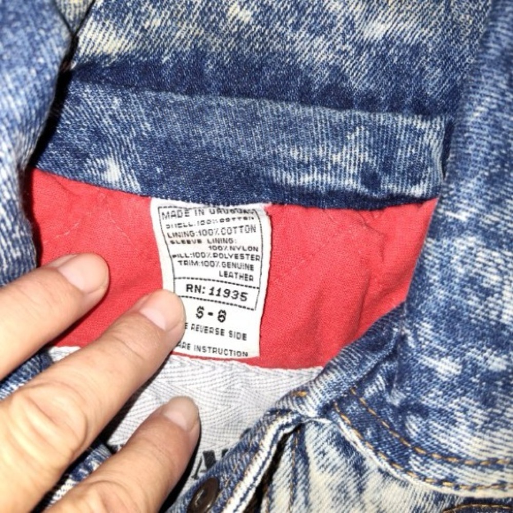 APPARATUS DENIM JACKET  5-8❤️ - Picture 2 of 3